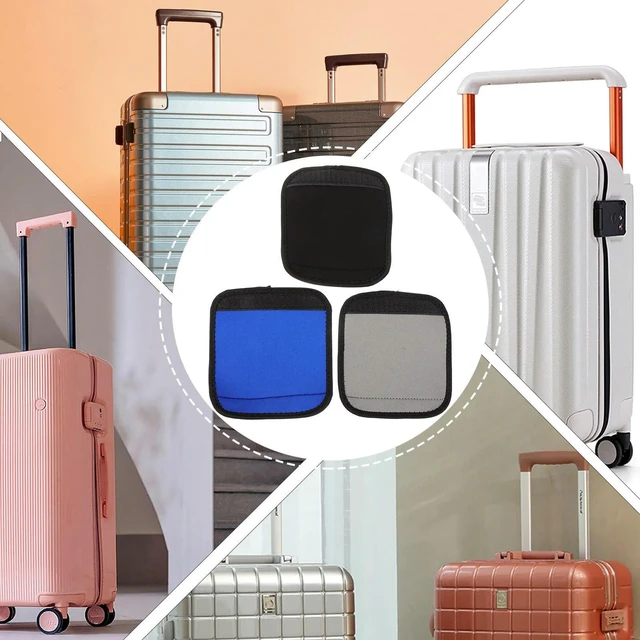 Alt view image 4 of 6 - 3Pcs Handle Cover Wrap Luggage Handle Protector for Travel Suitcase Bag Handbag Comfortable Grip Decorative Identification