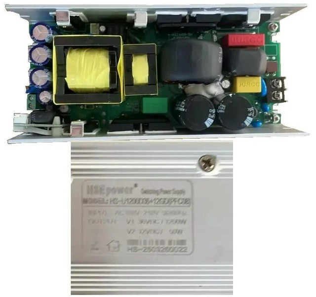 Alt view image 3 of 4 - HSEPOWER HS-U1200D36+12(PFC) 36V 12V Power Supply For Stage Lighting