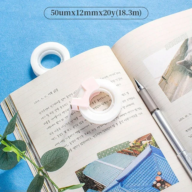 Alt view image 4 of 6 - 3Sets Invisible Tape for Homework Correction Writing on Notes Documents Student Office Use No Trace Strong Gentle Adhesive