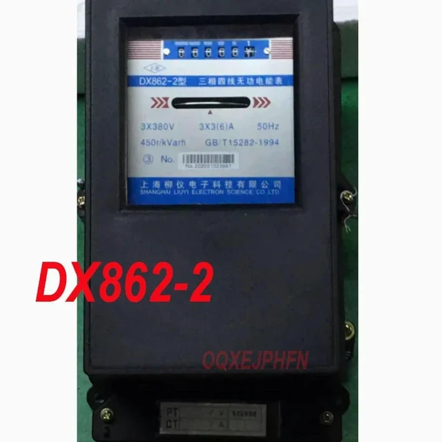 Alt view image 2 of 2 - For DX862-2 Electro-mechanical Three-phase Four-wire Reactive Power Meter DX862 3X380V 3X3(6A) 1 Pcs