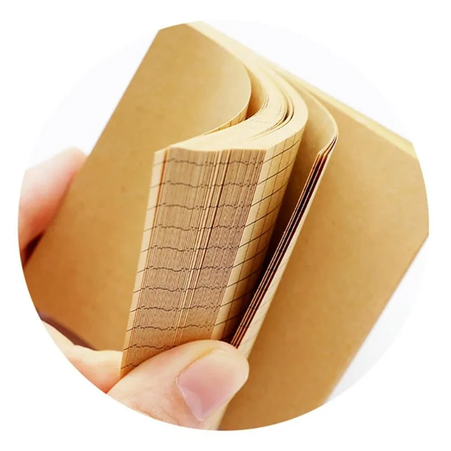 Alt view image 4 of 6 - 7Pcs Premium Cowhide Paper Horizontal Lined Strong Clean Removal Adhesive for Office Supplies Message Notes
