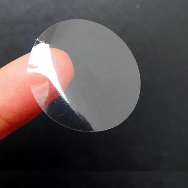 Alt view image 4 of 6 - 500Pcs Self-Adhesive Round Sealing Stickers Transparent Bopp Seal els for Food Packaging Cake Pastry Macaron Chocolate Bag