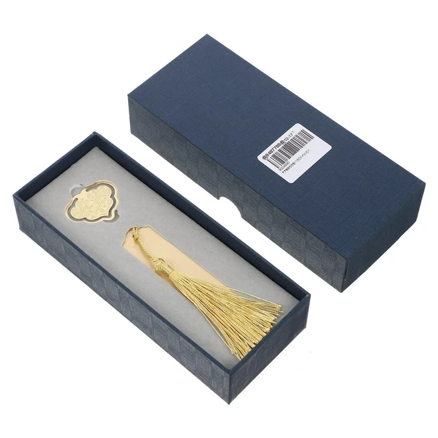 Alt view image 4 of 6 - 1Set Delicate Brass Bookmarker Set Ruyi Pattern l Bookmark Kit for Notebook Calendar Scrapbook Decoration Wedding Souvenir