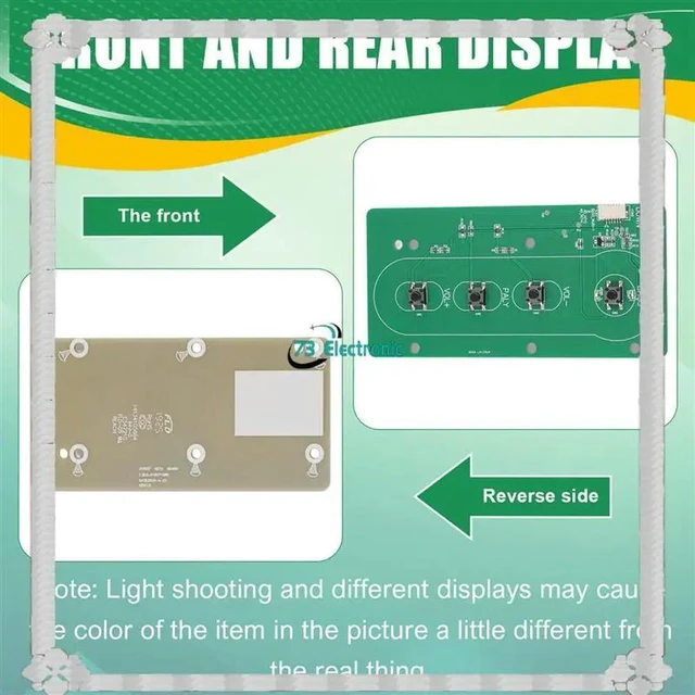 Alt view image 6 of 6 - Key Switch Button Board 1Pcs For Partybox100 Party Box 100 Power Light Play Keyboard Connector
