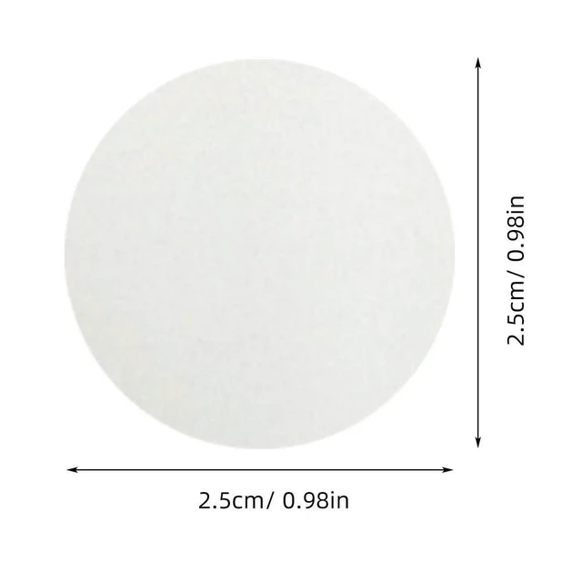 Alt view image 6 of 6 - 500Pcs Self-Adhesive Round Sealing Stickers Transparent Bopp Seal els for Food Packaging Cake Pastry Macaron Chocolate Bag
