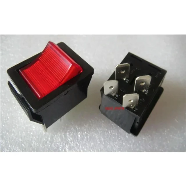 Alt view image 4 of 6 - For C1553VQ ARCOLECTRIC 4 Pin 2 Gear Rocker Arm with Light Power Switch 16A