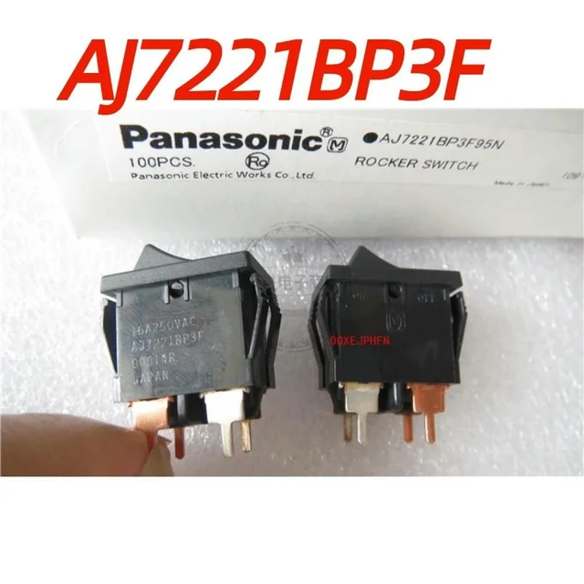 Alt view image 4 of 6 - For AJ7221BP3F High Current Ship Type 4 Tip Foot 2 Gear Rocker Arm Rocker Power Switch 16A
