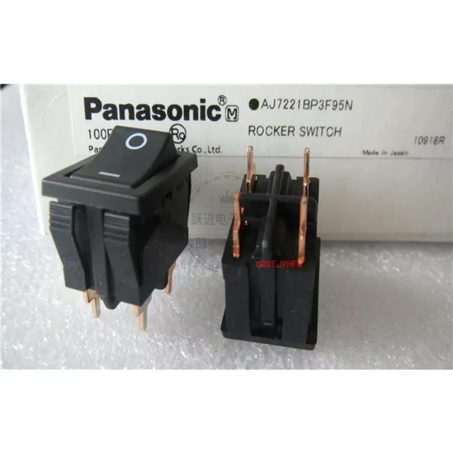 Alt view image 5 of 6 - For AJ7221BP3F High Current Ship Type 4 Tip Foot 2 Gear Rocker Arm Rocker Power Switch 16A
