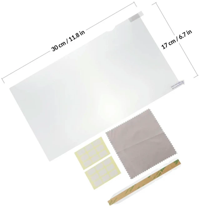 Alt view image 5 of 6 - 13.3 Inch Laptop Screen Protector Pet Silicone Film High Clarity Anti Scratch Anti Glare Eye Protection Blue Light Filter