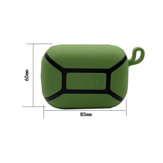 Alt view image 5 of 6 - 1Pcs Compact Silicone Earphone Case Earbuds Protective Cover Easy Grip One Hand Size Outdoor Activity Carrying Solution