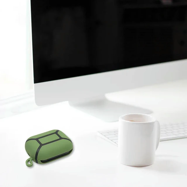 Alt view image 6 of 6 - 1Pcs Compact Silicone Earphone Case Earbuds Protective Cover Easy Grip One Hand Size Outdoor Activity Carrying Solution