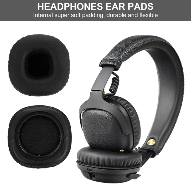 Alt view image 6 of 6 - 1Set Premium Skin-Friendly -Soft Breathable Ear Pads for Headphones Noise Isolation Acoustic Seal Comfort Fit Replacement