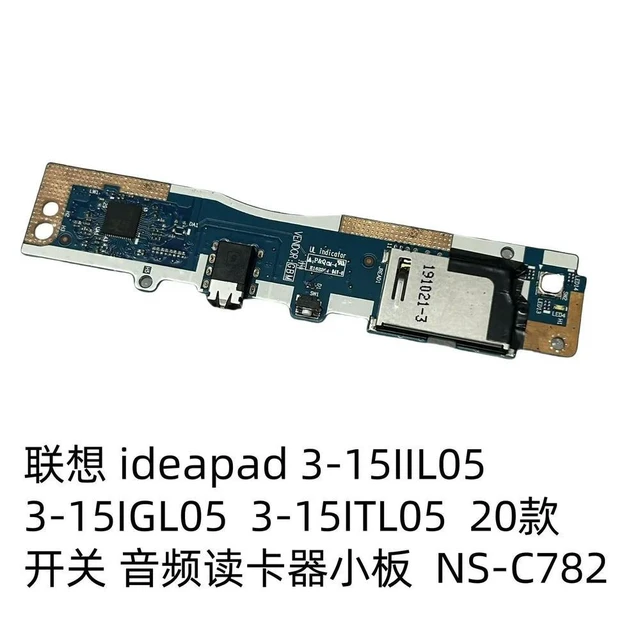 Alt view image 3 of 4 - For 3-15IIL05 IGL05 ITL05 20 Switch Audio Card Reader Small Board NS-C782
