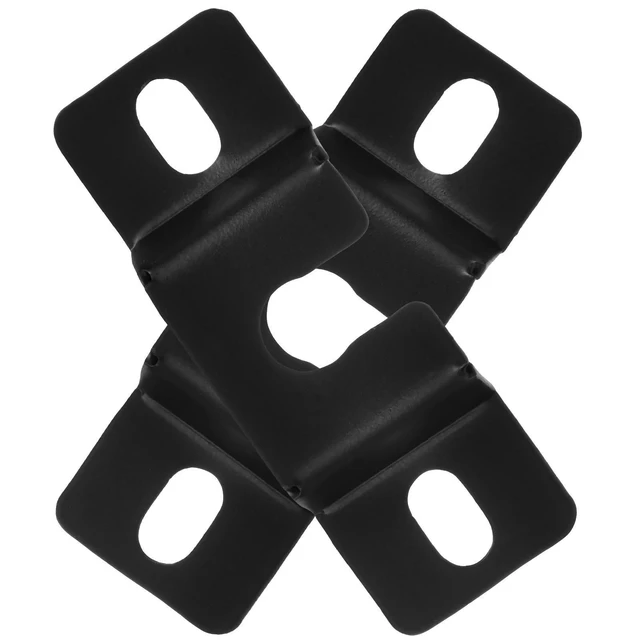 Alt view image 4 of 6 - Black Wall Mount Bracket for Sound Bar Speakers Under Stand l Material Speaker Shelf Mounting Brackets Secure