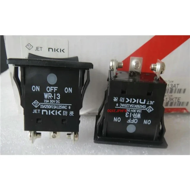 Alt view image 4 of 6 - For NKK WR-13 15A25 Power Supply Ship Switch 3 Pin 3 Gear Rocker Arm Switch 0V