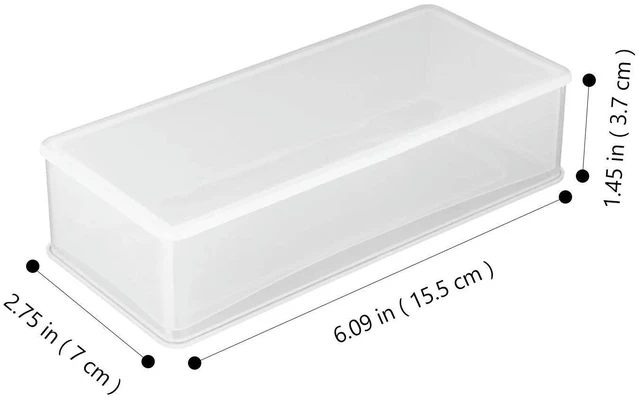 Alt view image 5 of 6 - 2Pcs Coin Holder Large Space Dust Resistant Plastic Coin Case Organizer for Coins Banknotes Medallions Collector Display