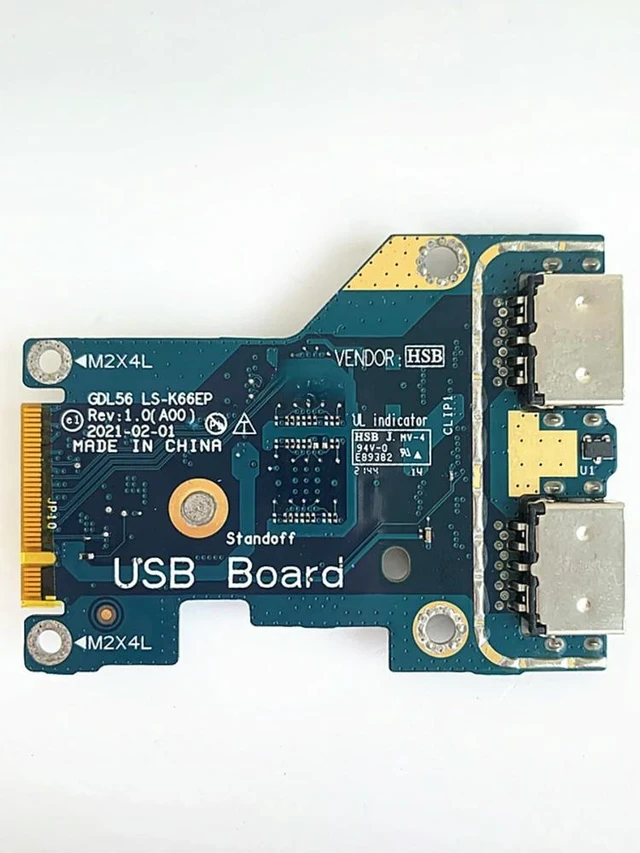 Alt view image 4 of 4 - for GDL55 G15 5510 G15 5511 G15 5515 USB Small Board LS-K66EP