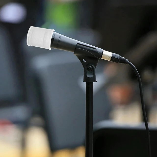 Alt view image 4 of 6 - Microphone Windscreen Cover U Shape Handheld Mic Pop Filter Sturdy l Frame Clear Audio Performance for Speech