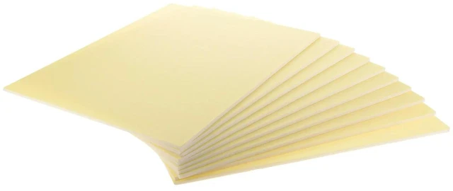 Alt view image 4 of 6 - 10 Sheets Large Blank Foam Board for Arts Crafts School Projects Flower Arrangement Base Hand Carved Material Kindergarten