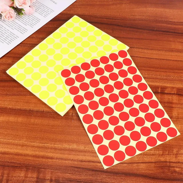 Alt view image 5 of 6 - 30 Sheets Colorful Dot Stickers Round Self Adhesive els Premium Paper Gift Tags for Party Balloons Cards Wraps Bookmarks