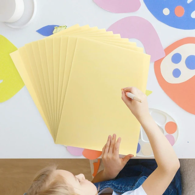 Alt view image 6 of 6 - 10 Sheets Large Blank Foam Board for Arts Crafts School Projects Flower Arrangement Base Hand Carved Material Kindergarten