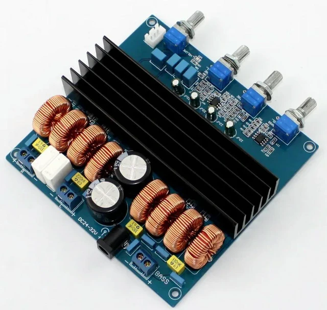 Alt view image 5 of 6 - TDA7498 TL072 Class D 2.1 Digital Power Amplifier Board 200W+100W+100W
