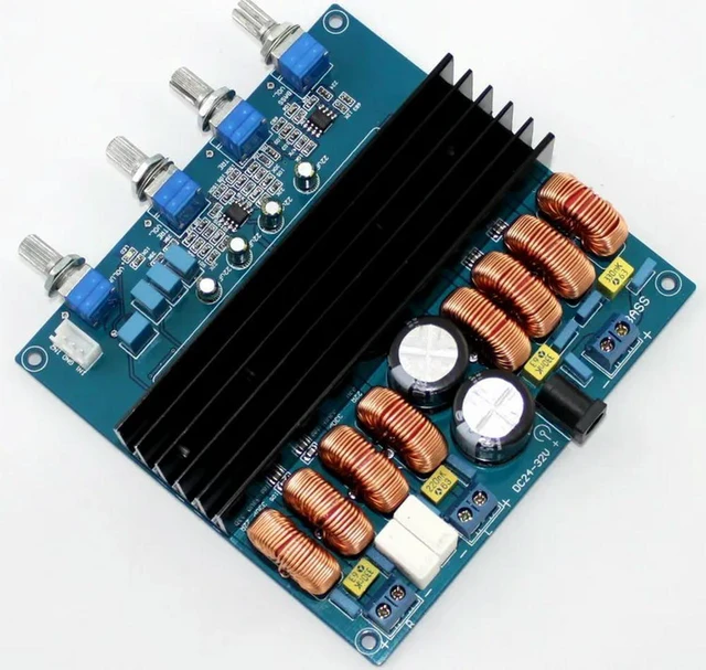 Alt view image 6 of 6 - TDA7498 TL072 Class D 2.1 Digital Power Amplifier Board 200W+100W+100W