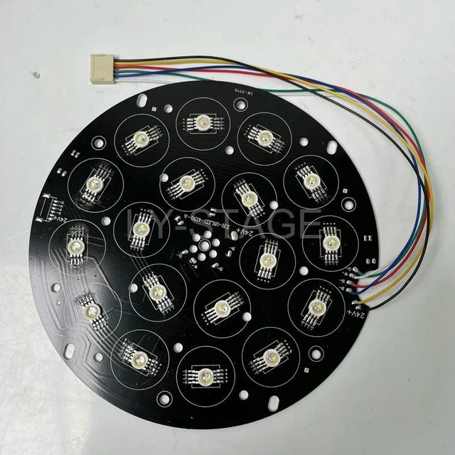 Alt view image 6 of 6 - 194mm Diameter RGBW 18X12W 4in1 24V LED PAR Light Bare Panel Board for LED Par Light Repair