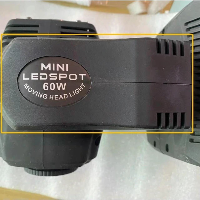 Alt view image 2 of 2 - 2pcs/lot 60W LED Moving Head Spot Light Head Covers Cover Housing Shell Arm Strip Block Glue Window-shades Plastic Covers