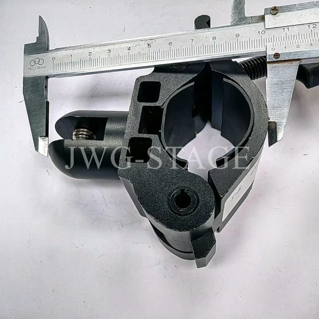 Alt view image 6 of 6 - 2pcs/lot Stage Lighting Accessories Moving Head Beam Led Par Lights 200KG Black Large Hooks Clamp For Truss Tubes36-50MM