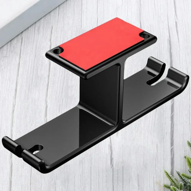 Alt view image 5 of 6 - 1Pcs Premium Plastic Headphone Holder Hook for Desk Organization Keeps Headphones Safe Scratch-Free Hanging Headset