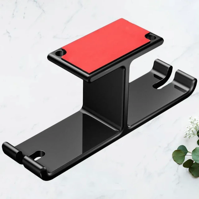 Alt view image 6 of 6 - 1Pcs Premium Plastic Headphone Holder Hook for Desk Organization Keeps Headphones Safe Scratch-Free Hanging Headset