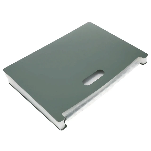 Alt view image 6 of 6 - Multi-Grid Accordion File Organizer Large Capacity PP Material for A4 Files Receipts Business Cards Coupons Tickets