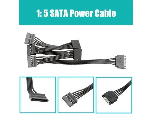 Alt view image 11 of 14 - Aomoproing SA3234-C 4-Port PCIe X4 SATA Expansion Card with SATA and Power Cables, Compatible with Windows,Linux,Mac OS,NAS