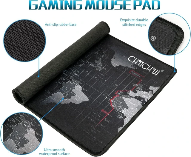 Alt view image 14 of 14 - Keyboard and Mouse Gaming LED Wired Combo with Emitting Character Keyboard 4800DPI 2 Side Button USB Mouse Rainbow Backlit Mechanical Feeling Compatible with PC Raspberry Pi Mac Xbox one ps4