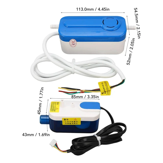 Alt view image 4 of 4 - HVAC Condensate Pump Drain Mini Split Automatic for Air Conditioner AC110240V 24L/h for Furnace Dehumidifier