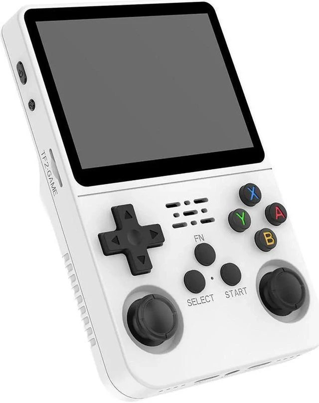 Alt view image 7 of 8 - R36S Retro Handheld Video Game Console Linux System 3.5 Inch IPS Screen Portable Pocket Video Player 128GB Games White