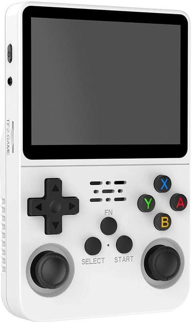 Alt view image 8 of 8 - R36S Retro Handheld Video Game Console Linux System 3.5 Inch IPS Screen Portable Pocket Video Player 128GB Games White