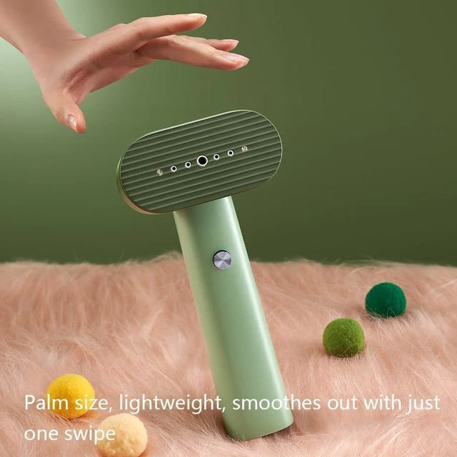 Alt view image 10 of 12 - Nexdoo G6 Steamer for Clothes Portable 2-in-1 Travel Iron for Clothes, Just 0.7lbs Lightly, 10 Minutes of Continuous Steam, 900W Light Steamer for travel and home (green)