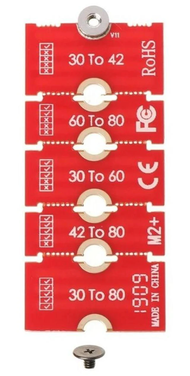 Alt view image 4 of 6 - 1Pcs M2 M2PLUS NGFF NVME SSD Adapter M.2 Extended Transfer 2230 2242 2260 2280 Aircraft M2 Change Long Size U.2 M3 M.3 24BB