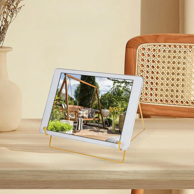 Alt view image 5 of 6 - 2Pcs Multipurpose Display Stand for Tablet Pc Book Reading Photo Frame Plate Vertical Stand Kitchen Hotel Restaurant