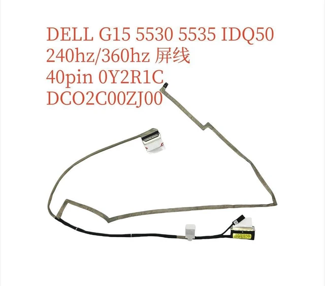 Alt view image 4 of 6 - For G15 5530 5535 240Hz/360Hz screen cable 40pin 0Y2R1C DCO2C00ZJ00