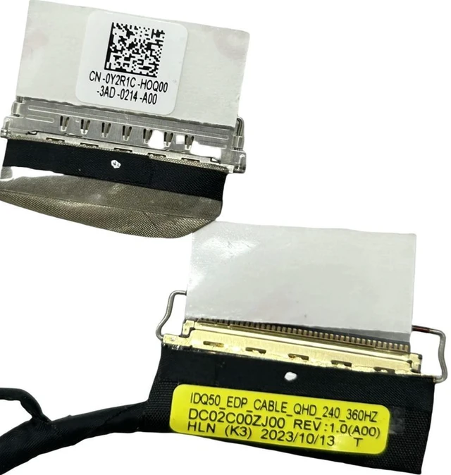 Alt view image 5 of 6 - For G15 5530 5535 240Hz/360Hz screen cable 40pin 0Y2R1C DCO2C00ZJ00