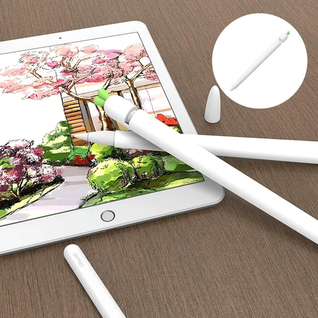 Alt view image 4 of 6 - Silicone Stylus Protective Cover Carrot Design Compatible with Pencil 1 Reduces Wrist Fatigue Prevents Slipping