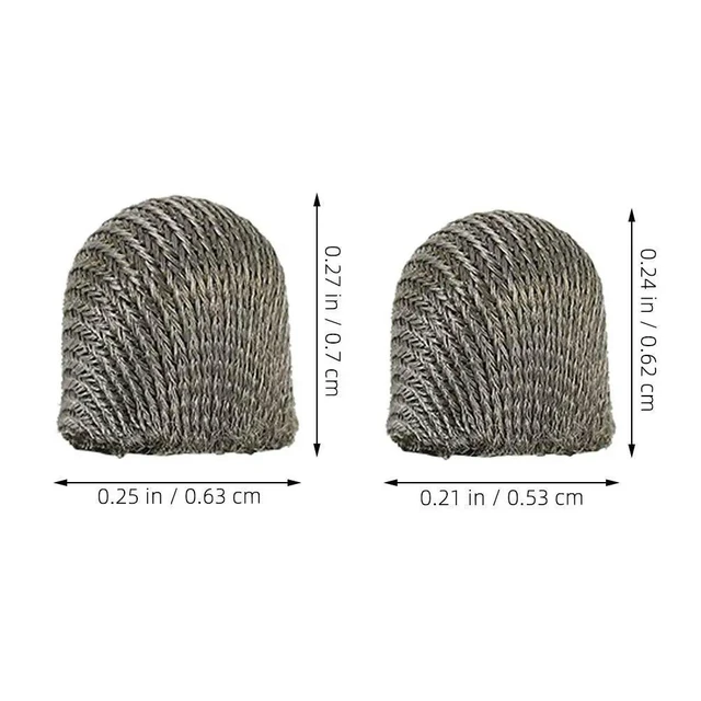 Alt view image 5 of 6 - 20Pcs Conductive Fiber Pen Head Wear-Resistant Capacitive Stylus Cap Protective Replacement Tip Compatible with Touchscreen