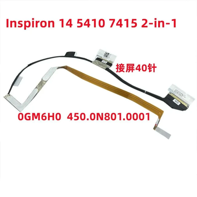 Alt view image 3 of 4 - for Inspiron 14 5410 7415 2-in-1 Screen Cable 0GM6H0 450.0N801.0001