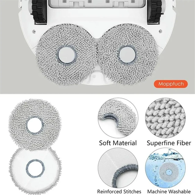 Alt view image 3 of 4 - For Robot Vacuum S20+ / S10 Plus / B108GL / B105 / B108CN B113CN Parts, Main Side Brush Filter Mop Replacement