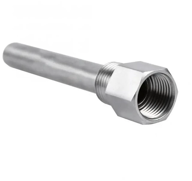 Alt view image 4 of 4 - 1/2 NPT Thermowell Acogedor Stainless Steel Thermowell for Temperature Sensors