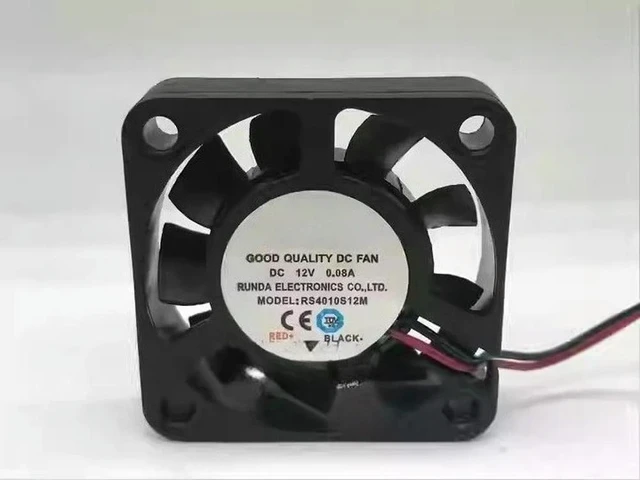 Alt view image 6 of 6 - 5pcs CPU Cooling Fan for RUNDA RS4010S12M DC12V 0.08A 40*40*10MM