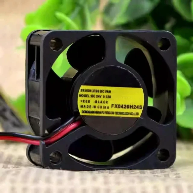 Alt view image 5 of 6 - 5pcs CPU Cooler Fan for FuXi FX0420H24S 24V 0.12A 4cm Switch Inverter Cooling Fan 40*40*20MM